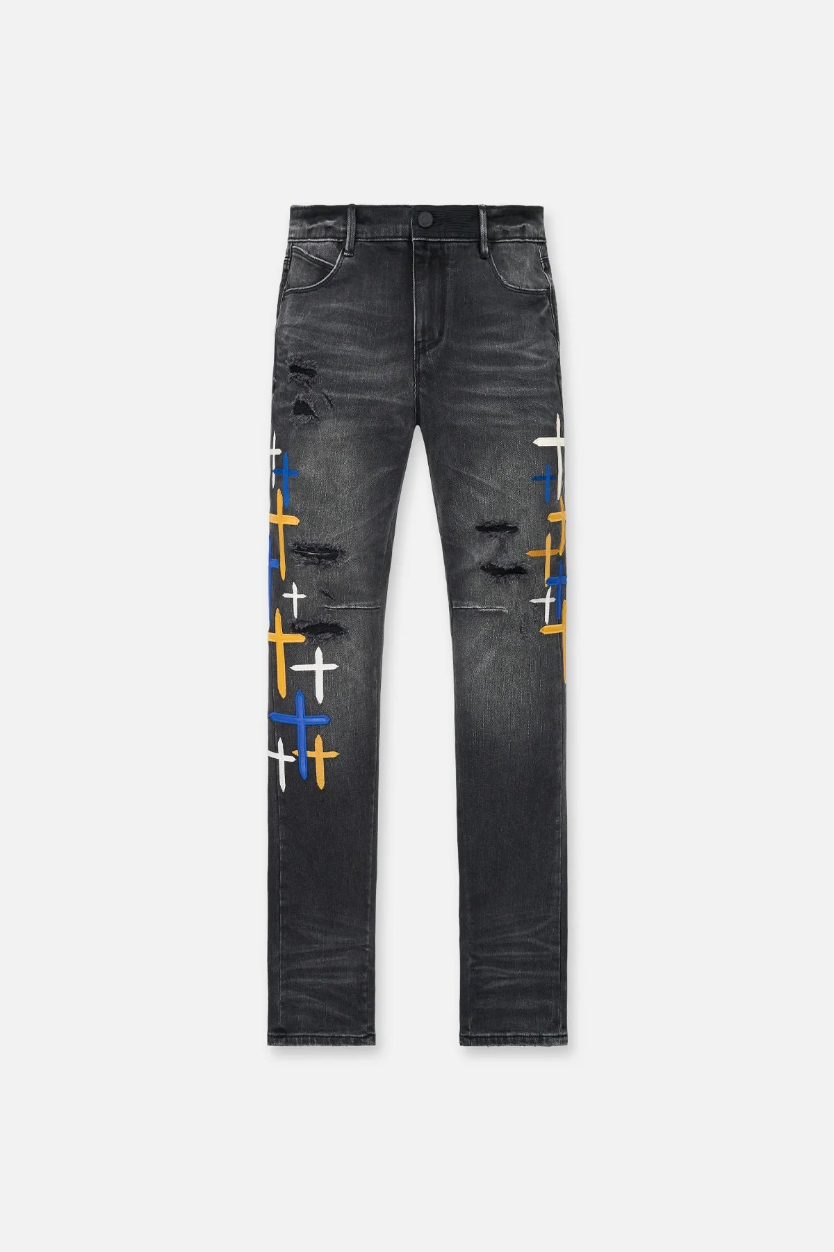 Rta Bryant Jean | Distressed Charcoal Drift Black