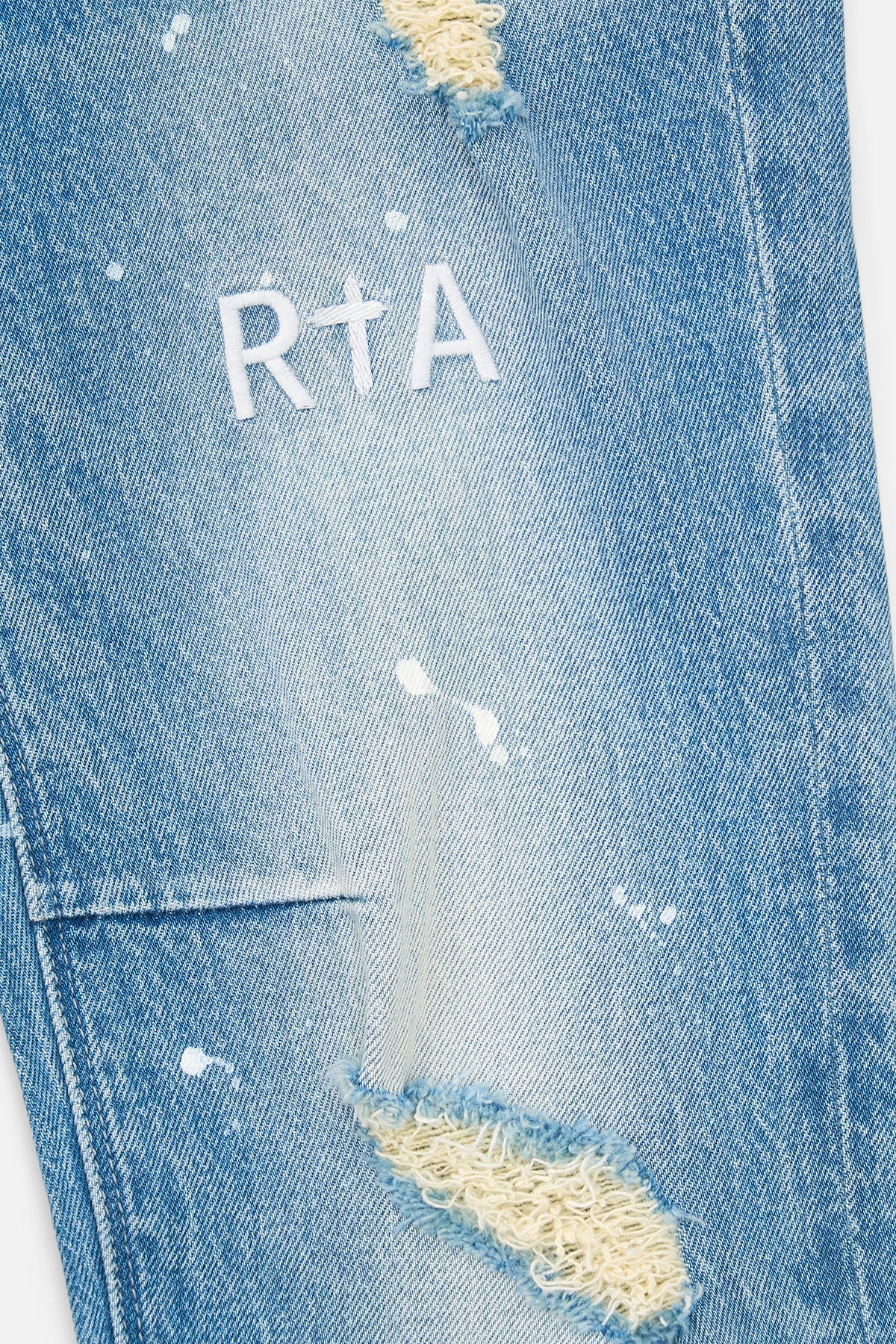 RTA Clayton Skinny Jean | Medium Blue Painted