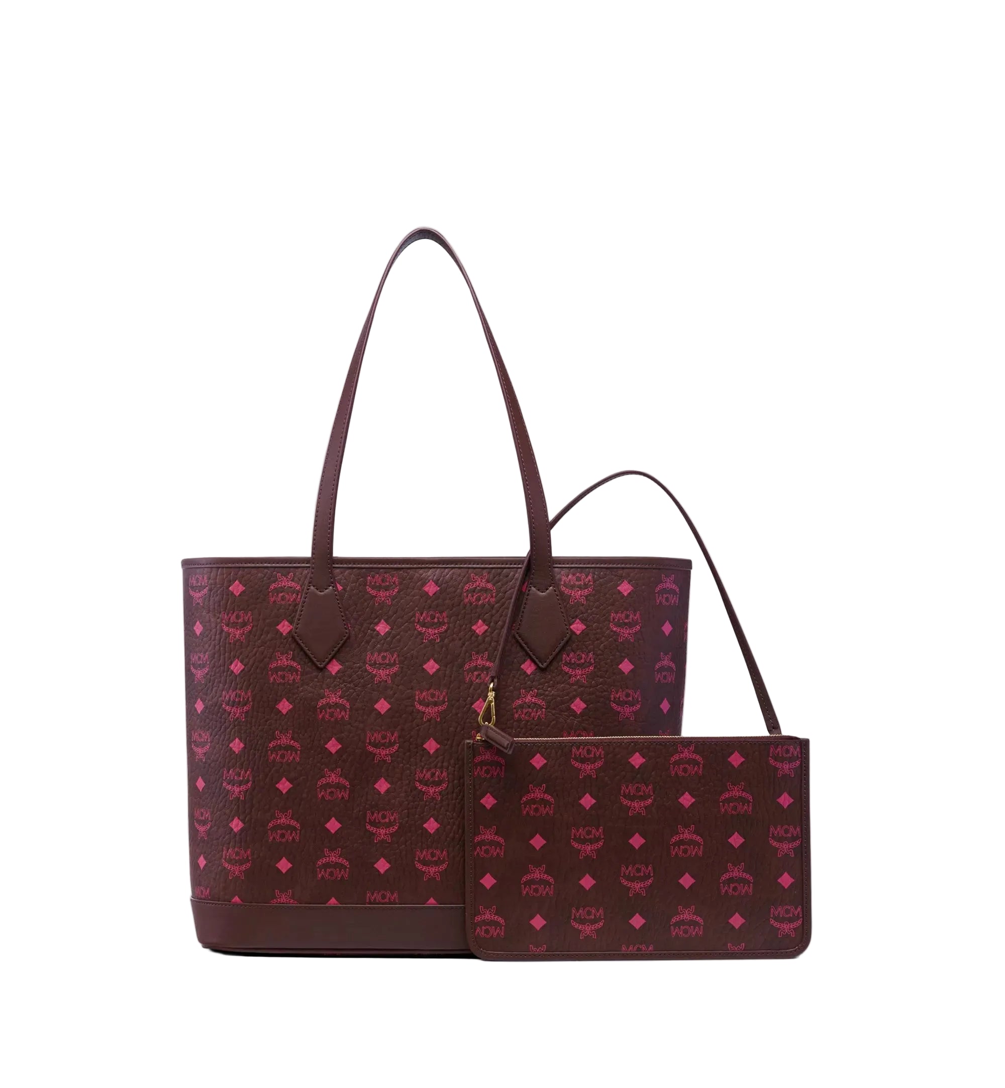 Mcm New Liz Shopper In Visetos
