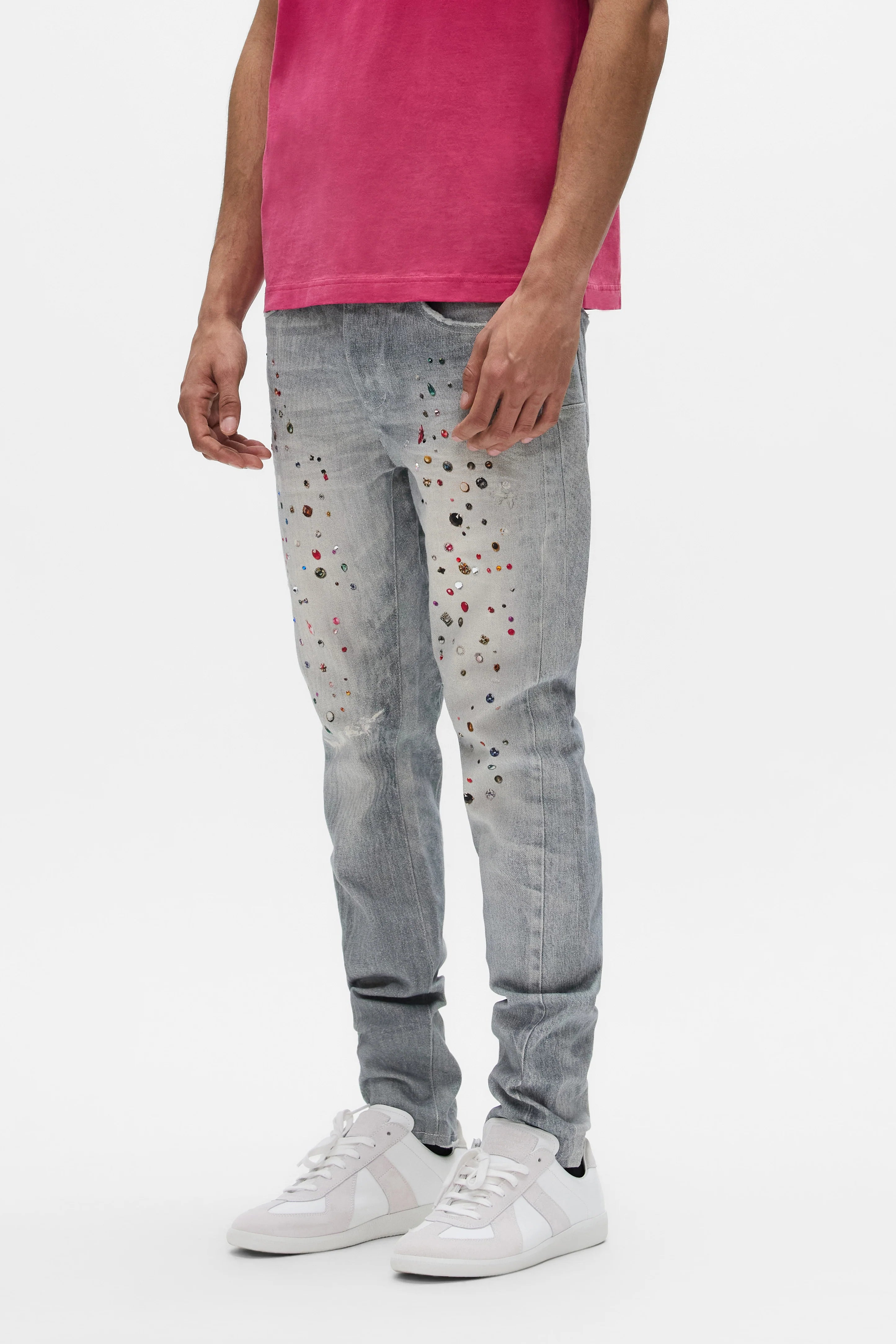 Purple Brand P001 Jewel Print Jeans