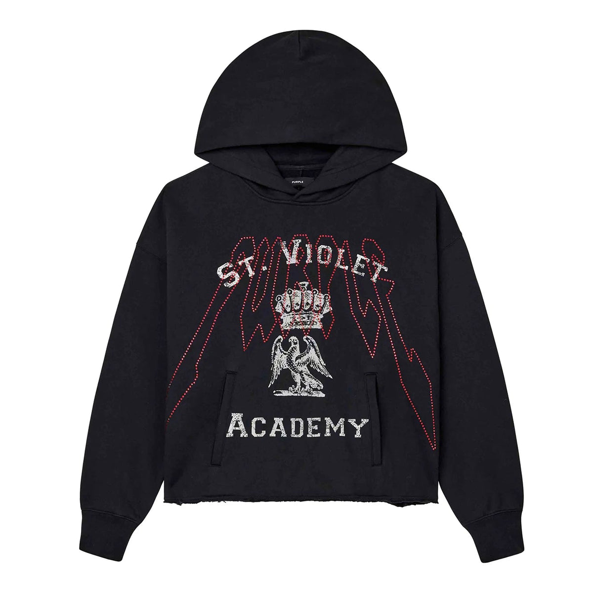 Purple Brand St. Violet Crystals/Stripe Flare Sweatsuit