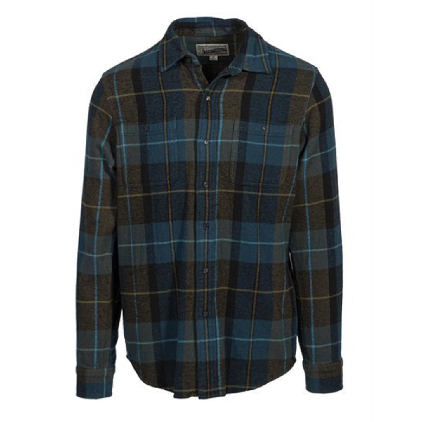 Schott Plaid Cotton Flannel Shirt