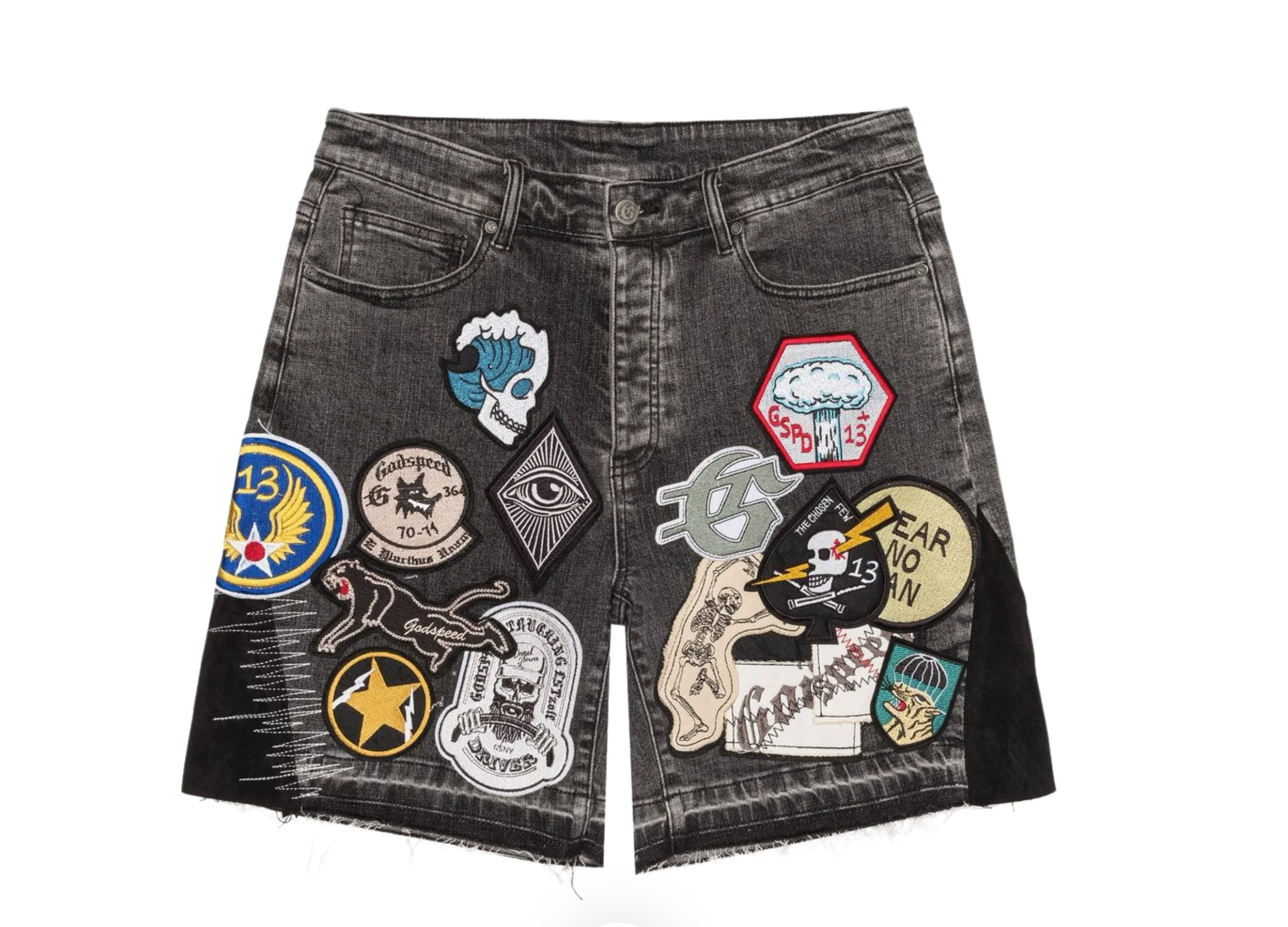 Godspeed Patchwork Denim Shorts V2