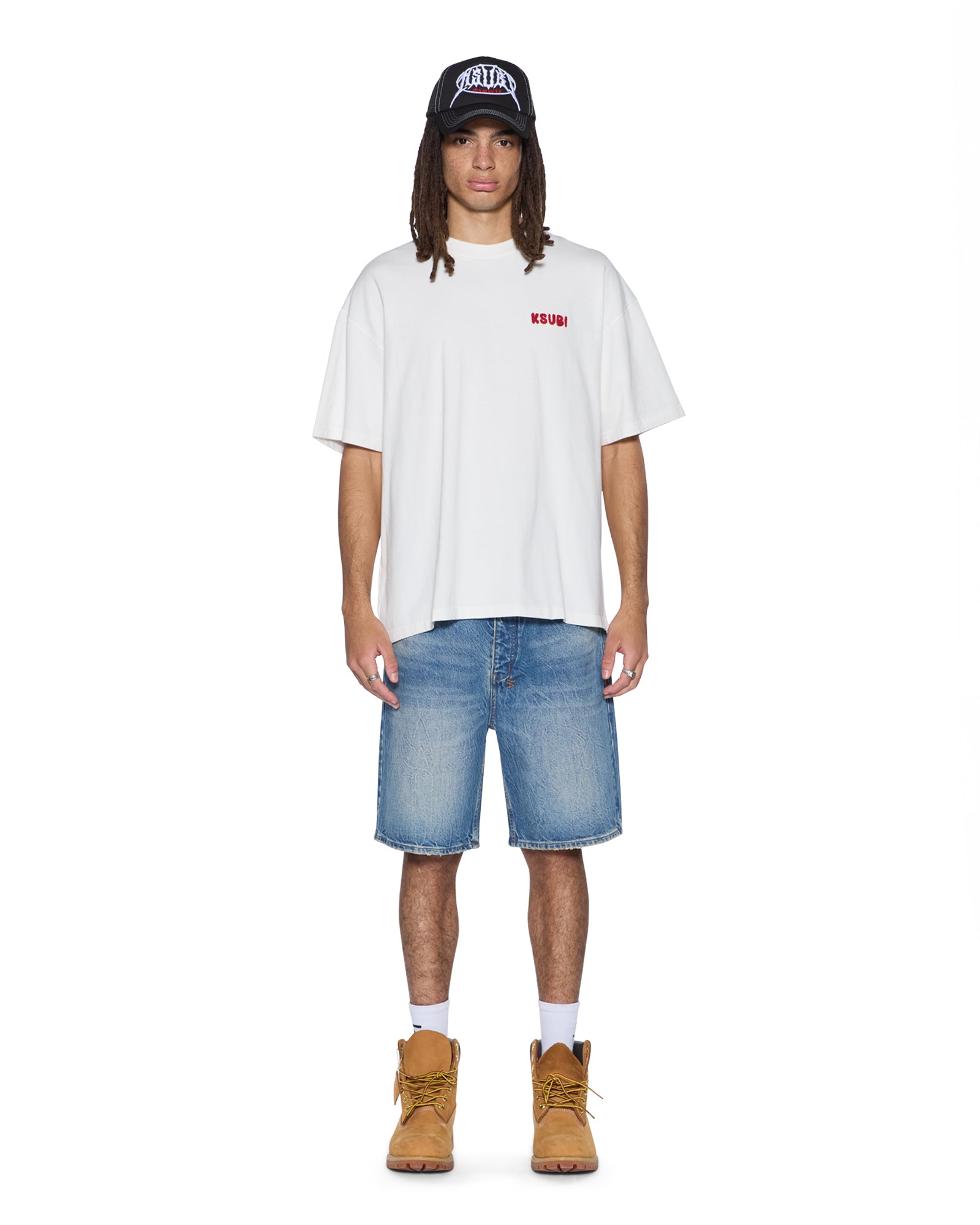 Ksubi Mekanik Ekcess Ss Tee Vintage White