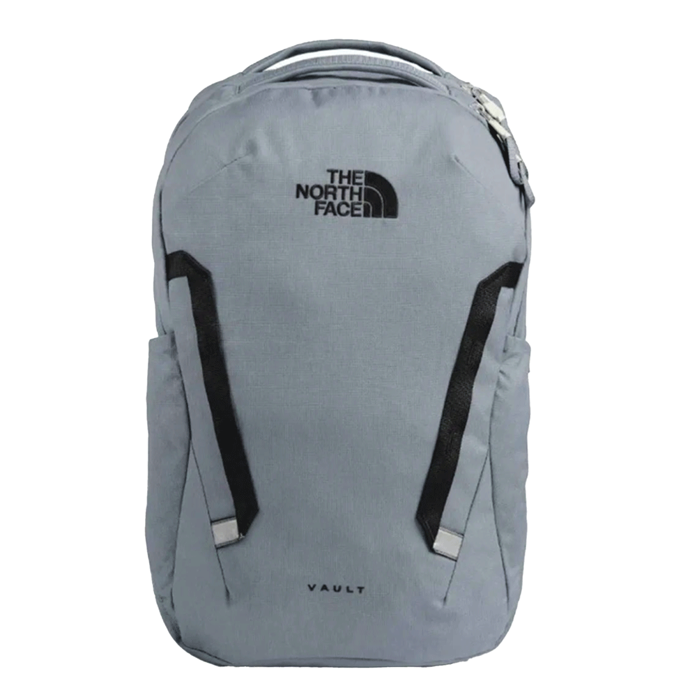 north face blue vault backpack The North Face VAULT Backpack Mid Grey Dark Heather/TNF Black