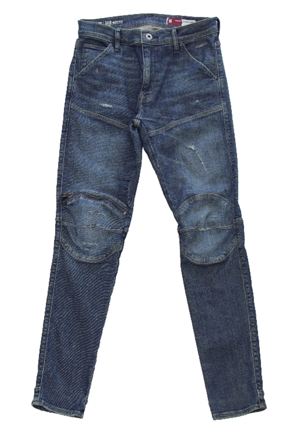 G-Star Raw 5620 3D Zip Knee Skinny Jeans - Blue Jeans