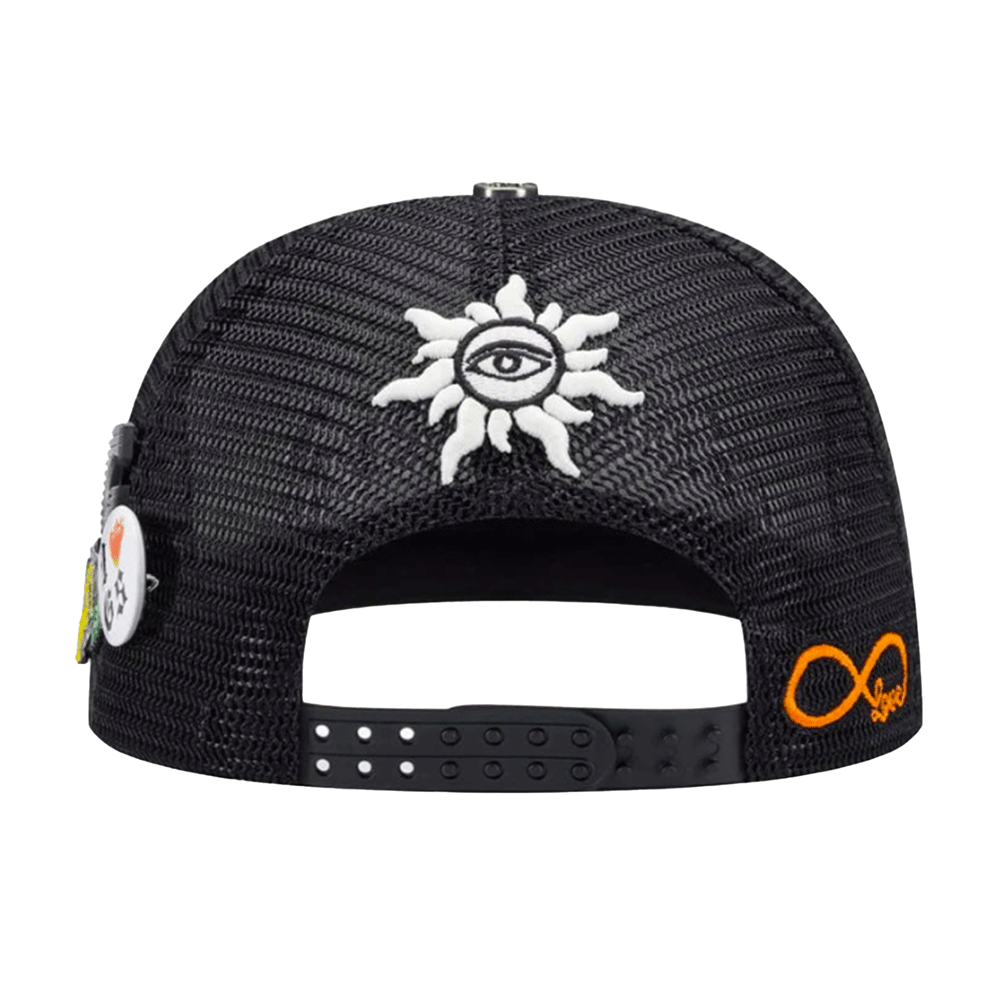 Godspeed GS Forever Trucker Hat (Black/Blue/Orange)