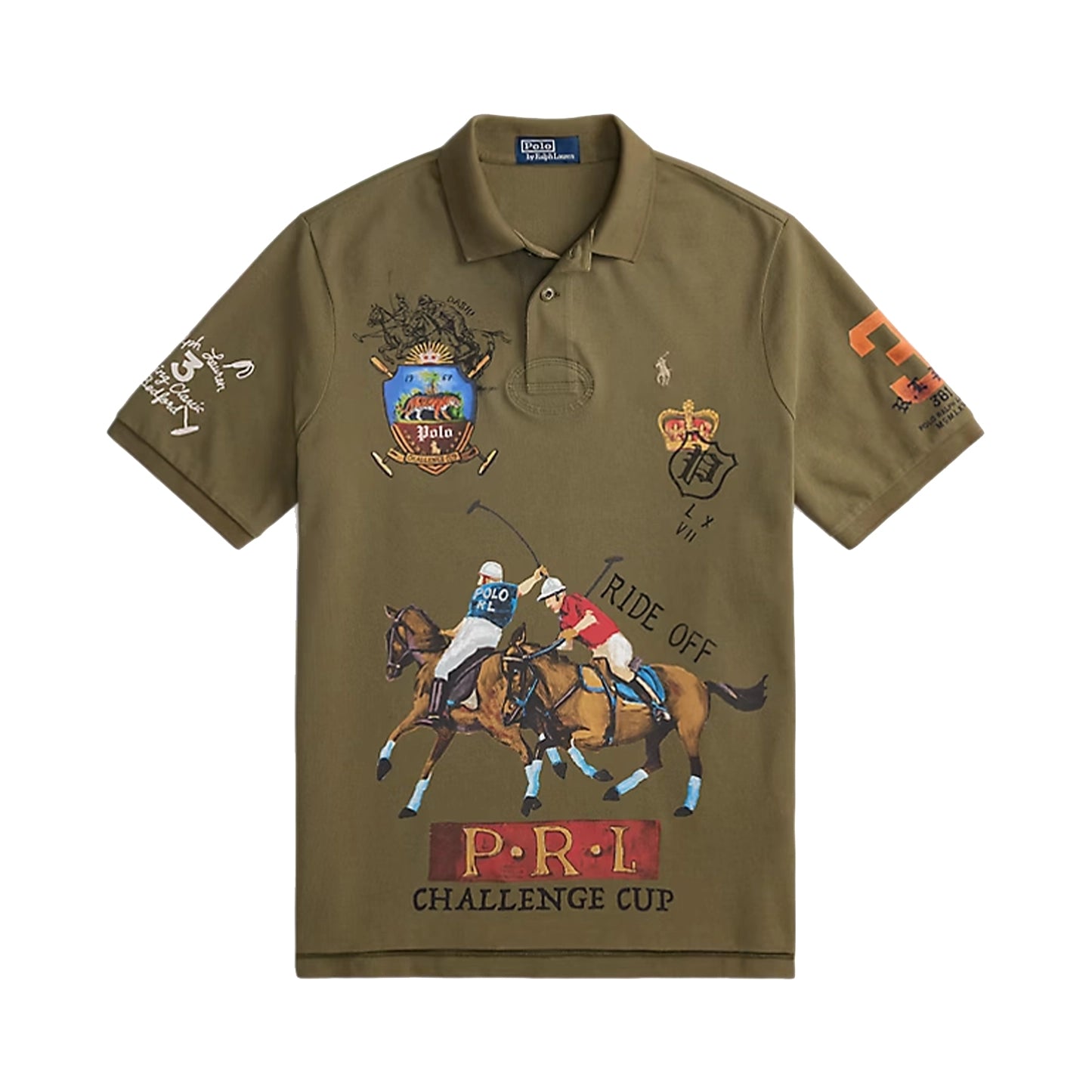 Polo Ralph Lauren Classic Fit Mesh Graphic Polo Shirt