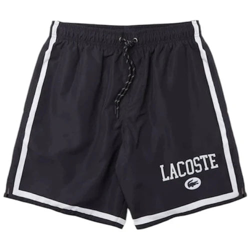 Lacoste Men’s Logo Printed Swim Trunks