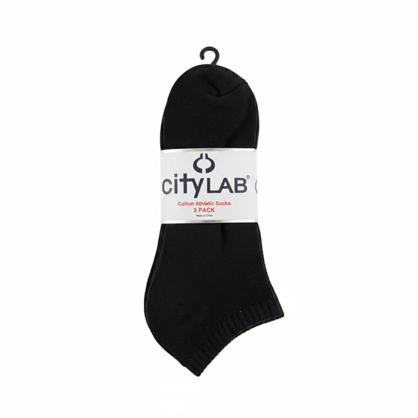 CityLab Short Cotton Athletic Socks (3 Pack)