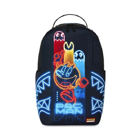 Sprayground Pac-Man Neon Shark Backpack