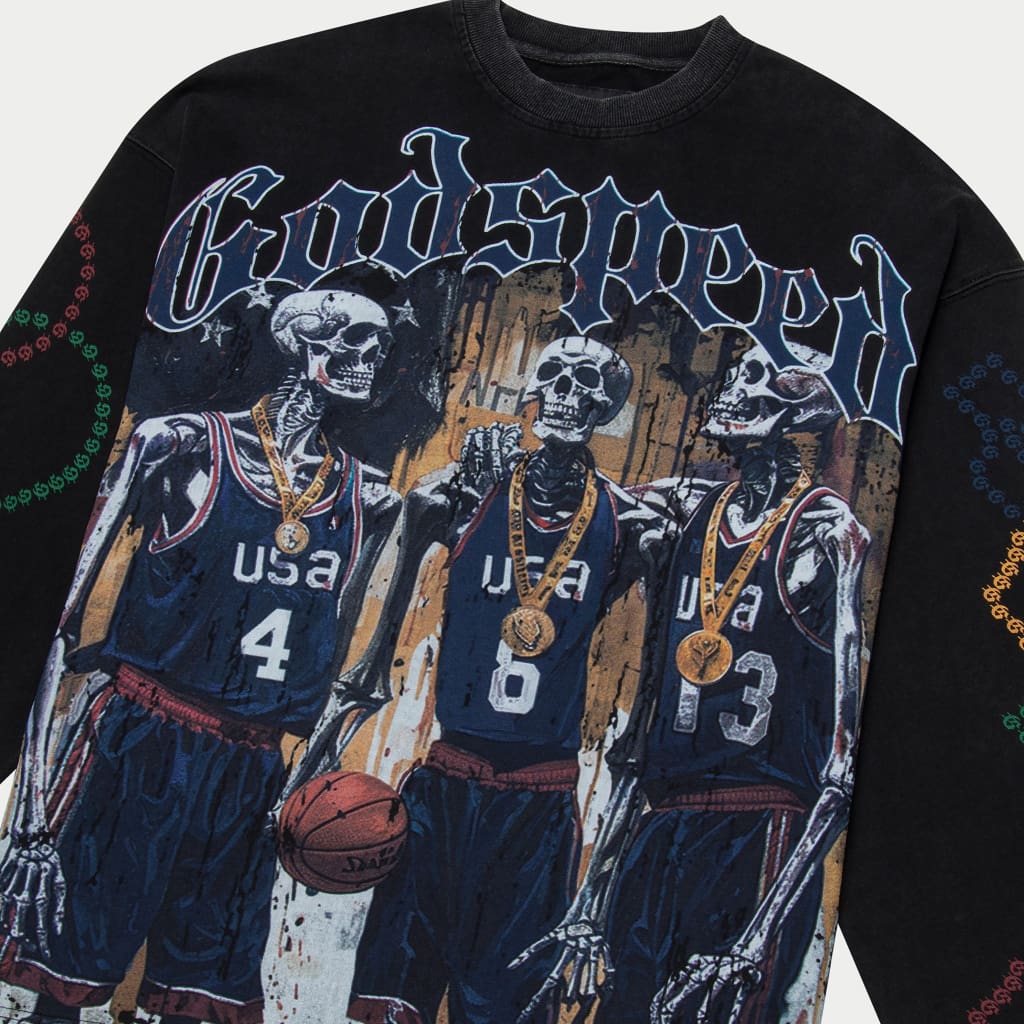 Godspeed DreamTeam '24 LS T-Shirt (Vintage Black)