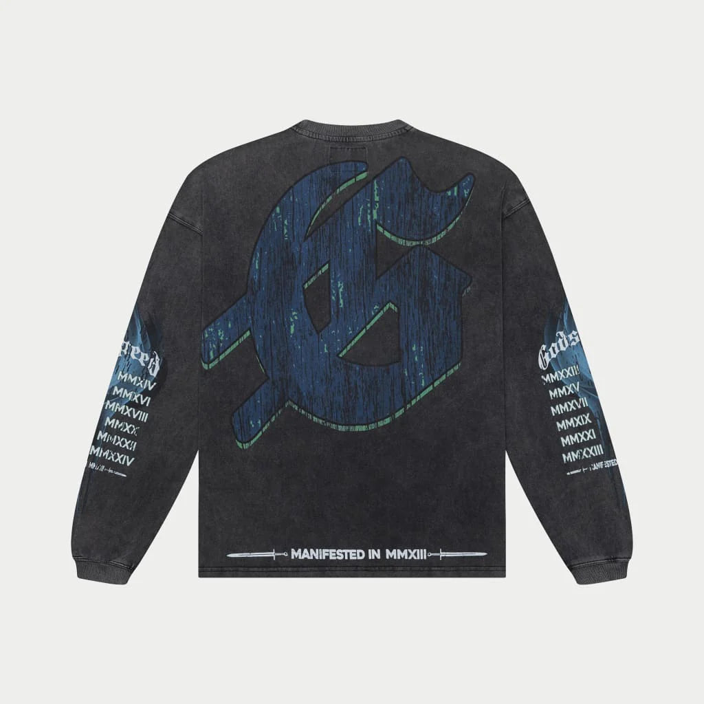 Godspeed F.T.D L.S T-Shirt (Grey Wash)