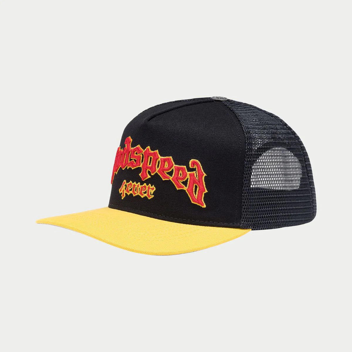 Godspeed GS Forever Trucker Hat (Black/Yellow/Red)