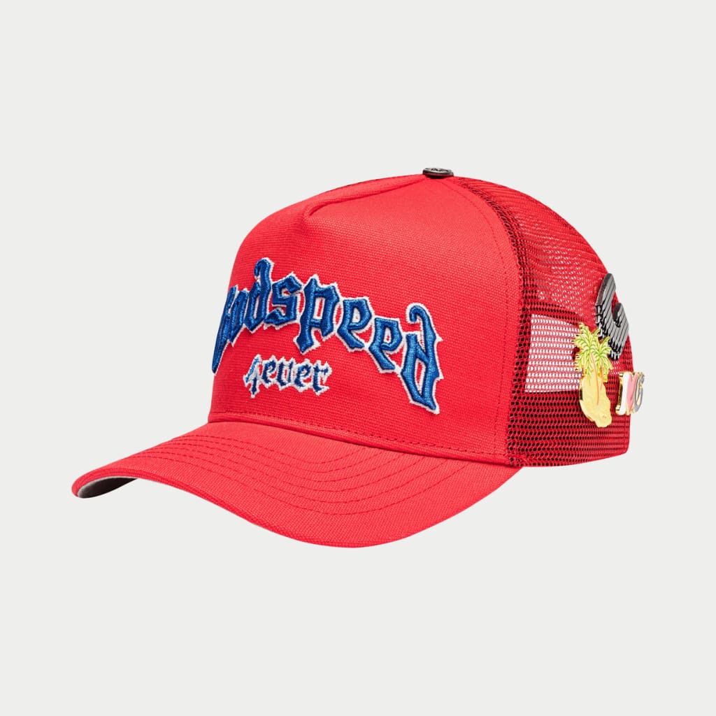 Godspeed GS Forever Trucker Hat (Red/White/Blue)