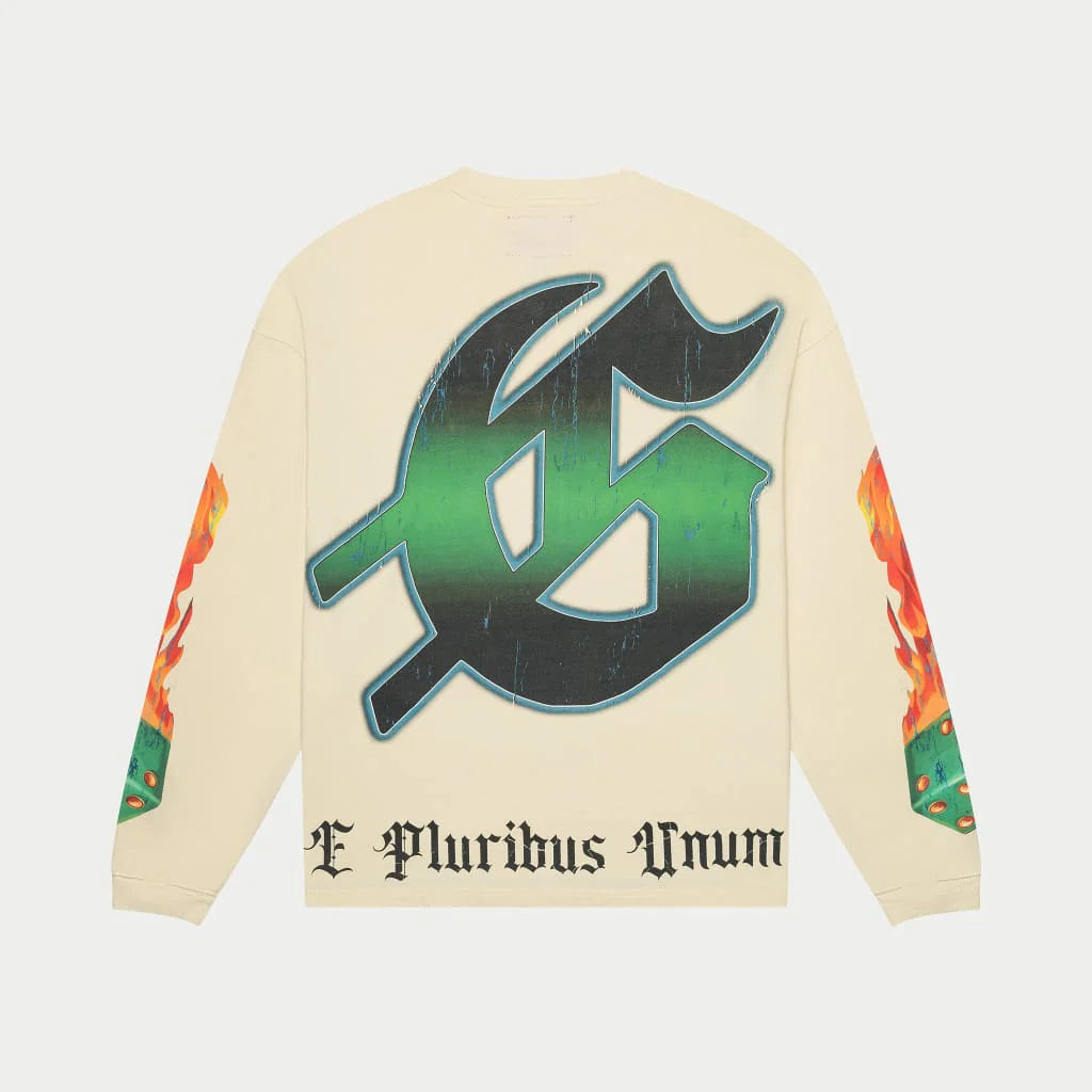 Godspeed Life's A Gamble L.S T-Shirt (Bone)