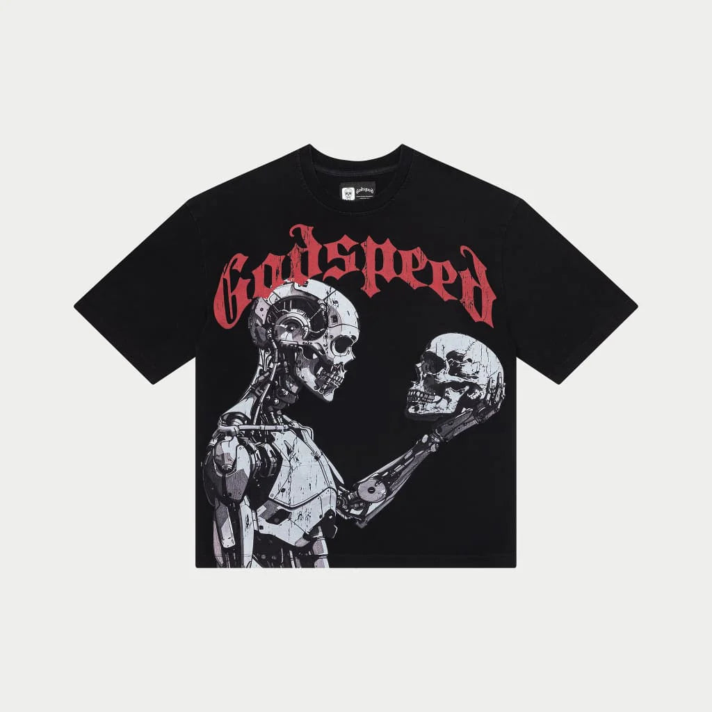 Godspeed Mankind vs Ai III T-Shirt (Black/Red)