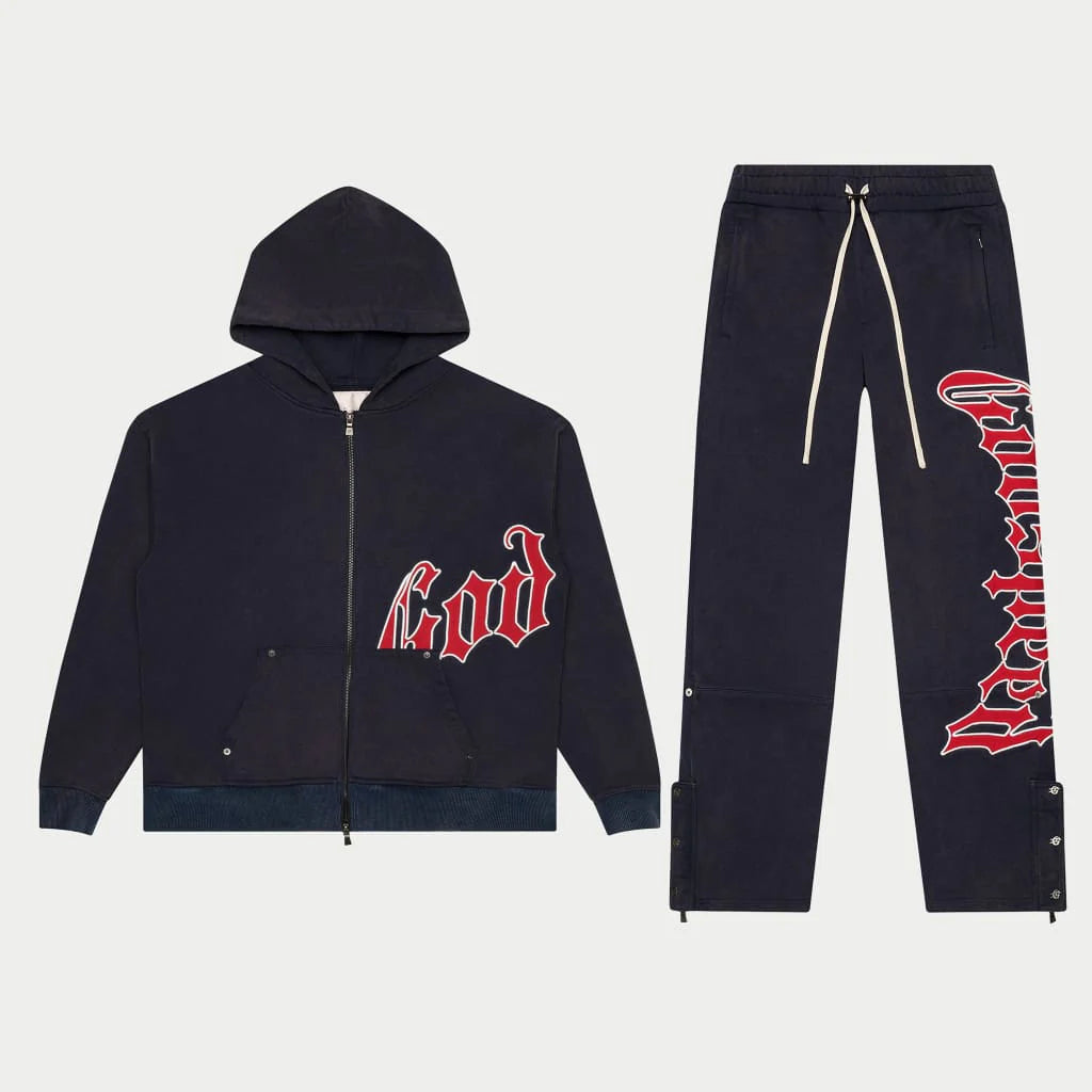 Godspeed Og Logo Sweatsuit (Navy/Red)