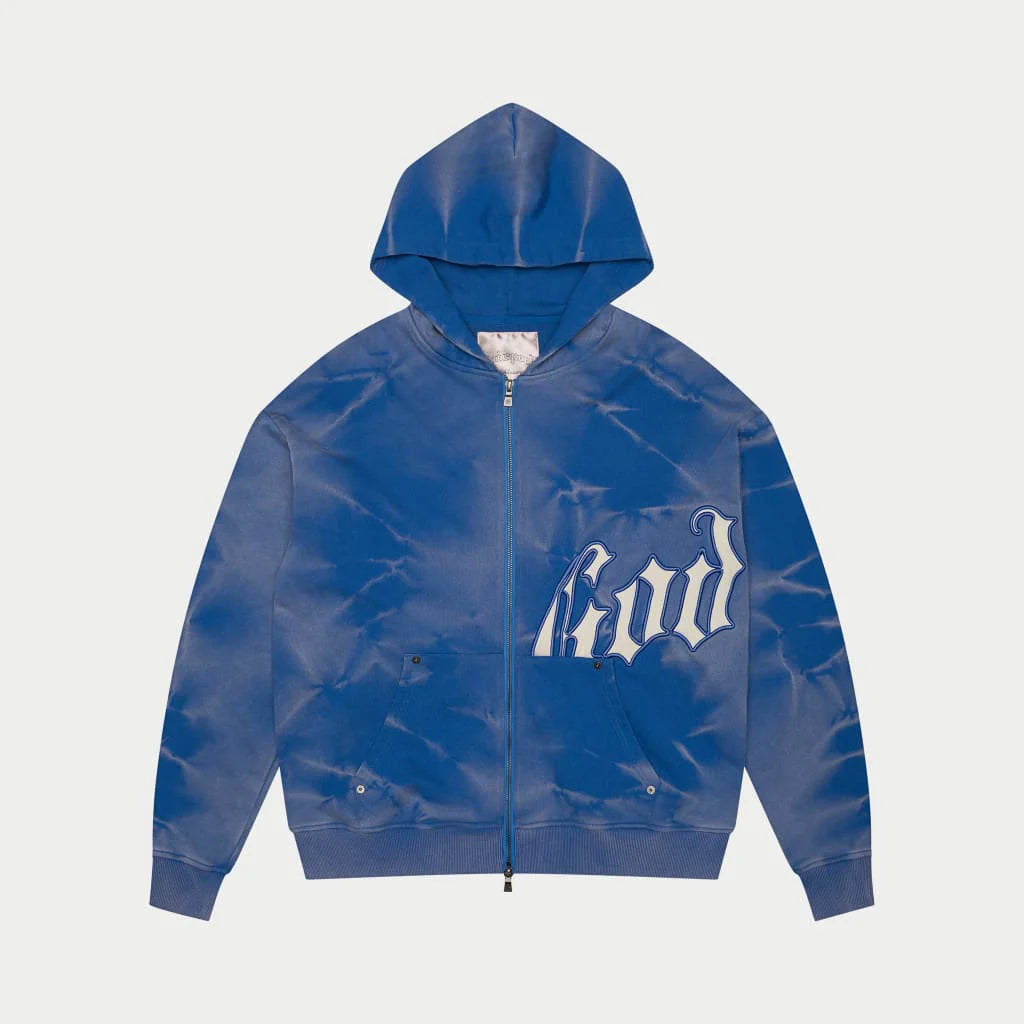 Godspeed Og Logo Sweatsuit (Blue Tie-Dye)