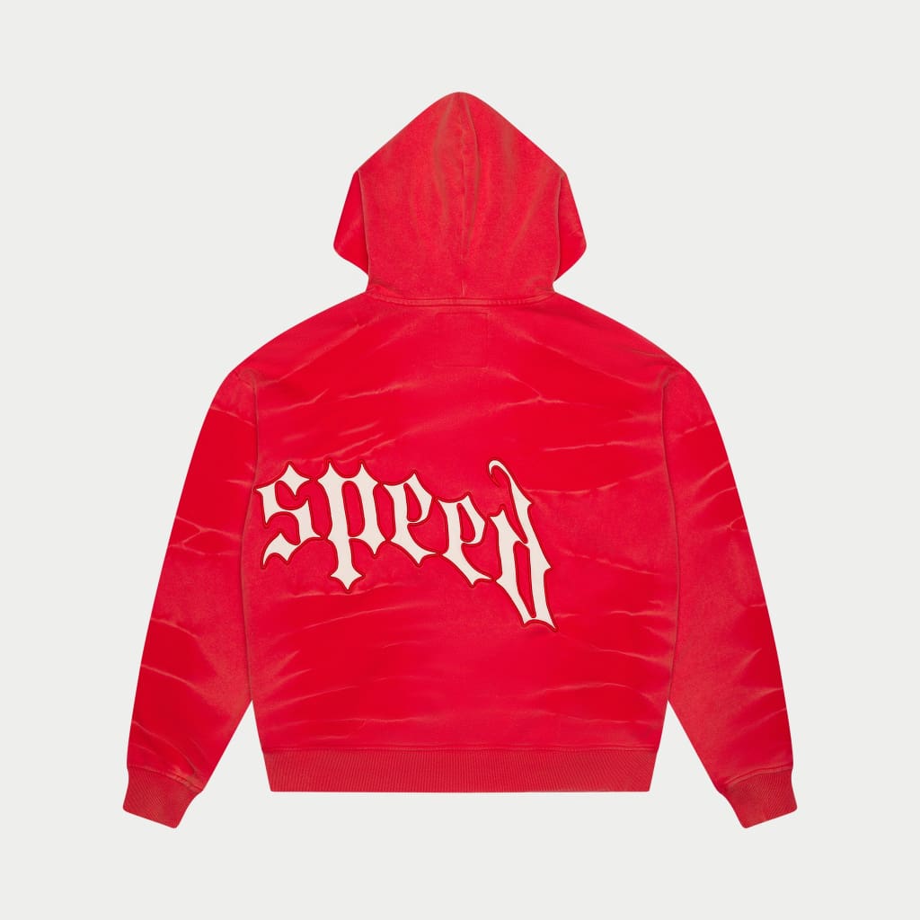 Godspeed Og Logo Sweatsuit (Red Tie-Dye)