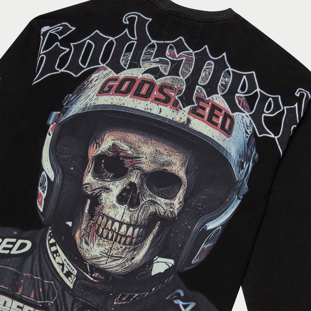 Godspeed CrashOut L.S T-Shirt (Black Wash)
