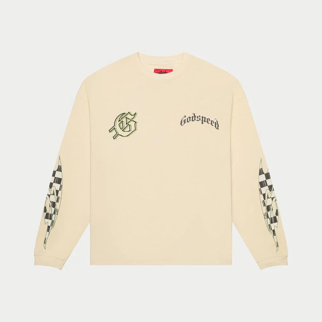 Godspeed CrashOut L.S T-Shirt (Bone)