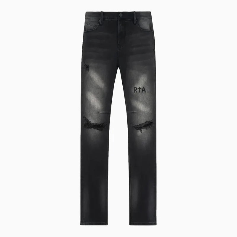 RTA CLAYTON SKINNY JEAN | FADED BLACK DISTRESSED