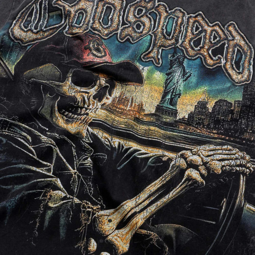 Godspeed Sightseeing T-Shirt (Grey Wash)