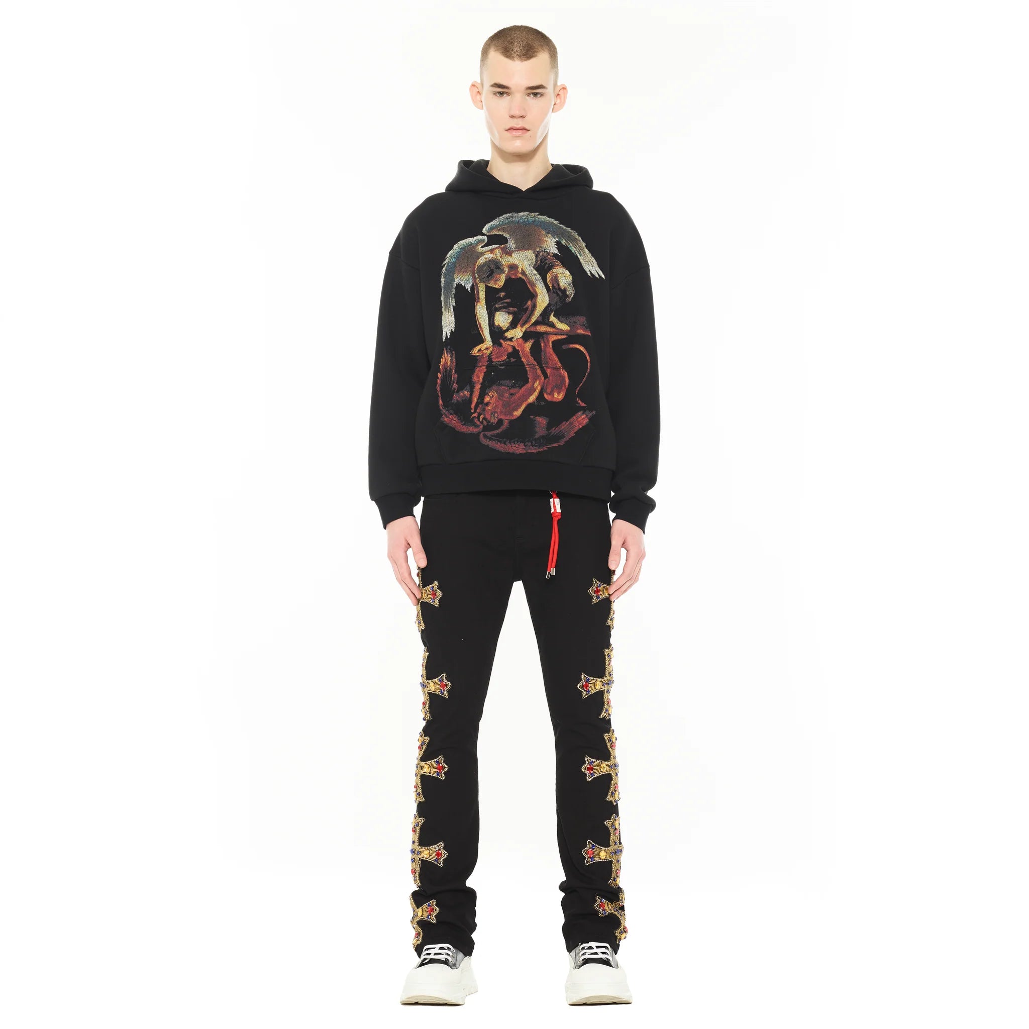 Cult Of Individuality Pullover Novelty Hoody “Repent”