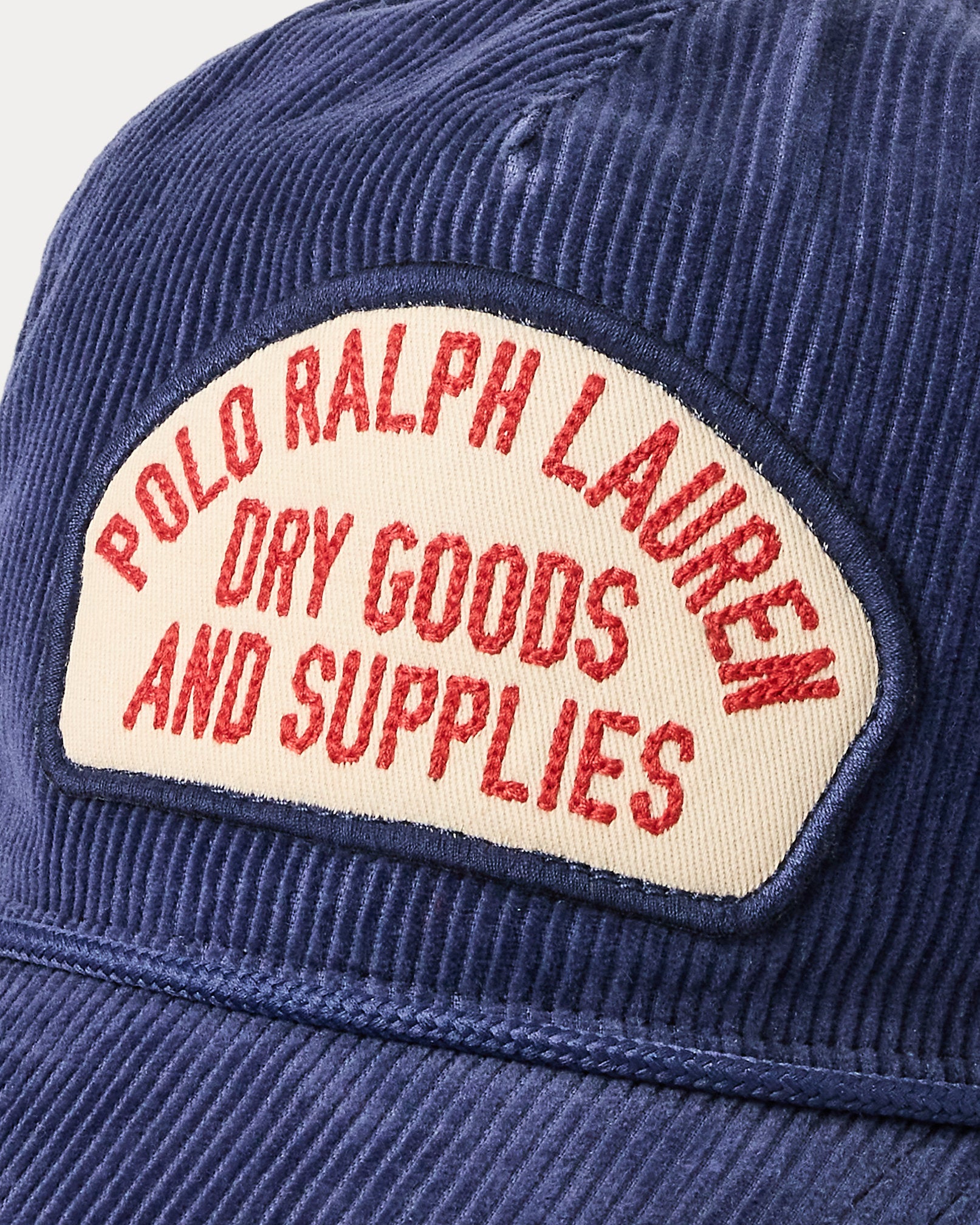 Polo Ralph Lauren Logo-Patch Corduroy Trucker Cap