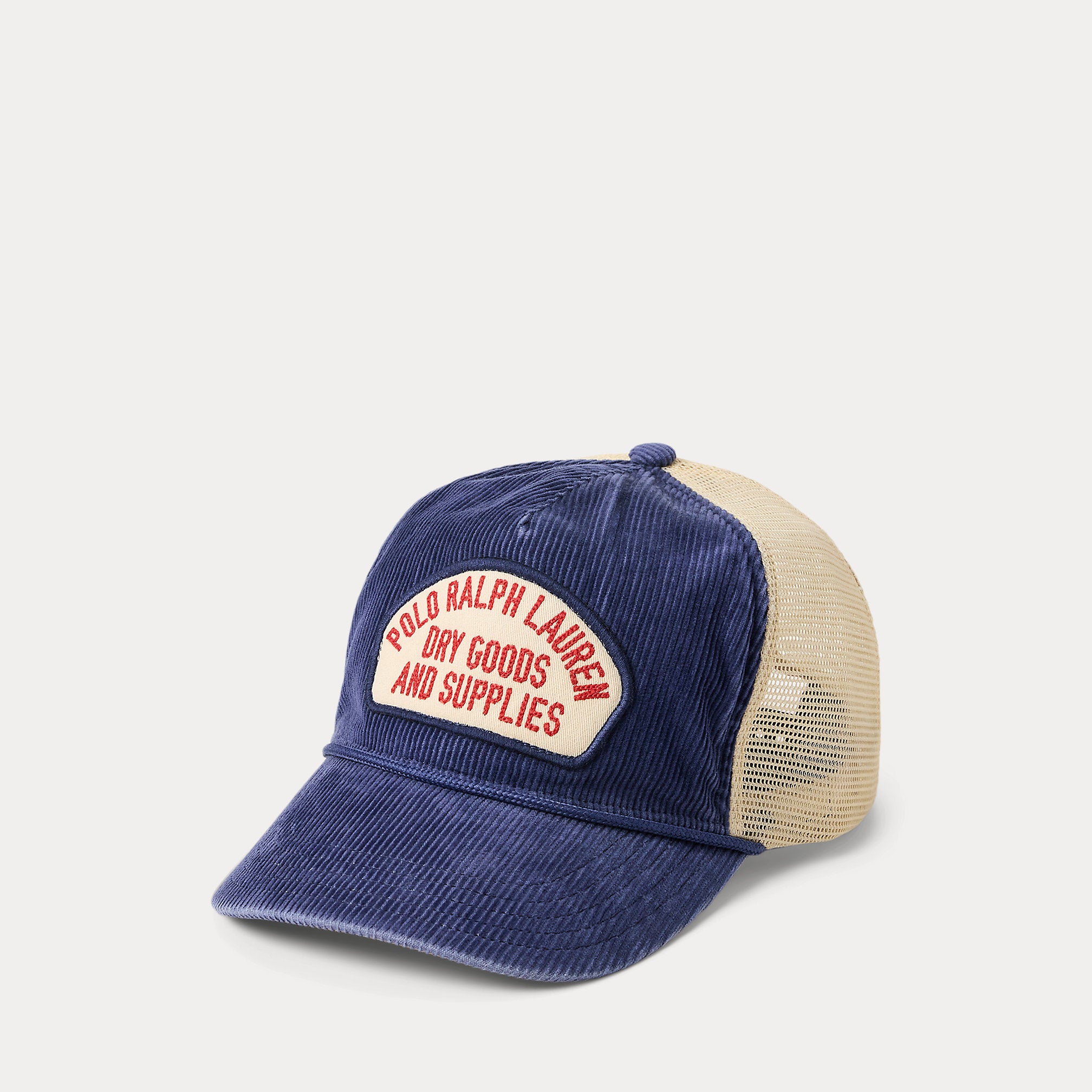 Polo Ralph Lauren Logo-Patch Corduroy Trucker Cap
