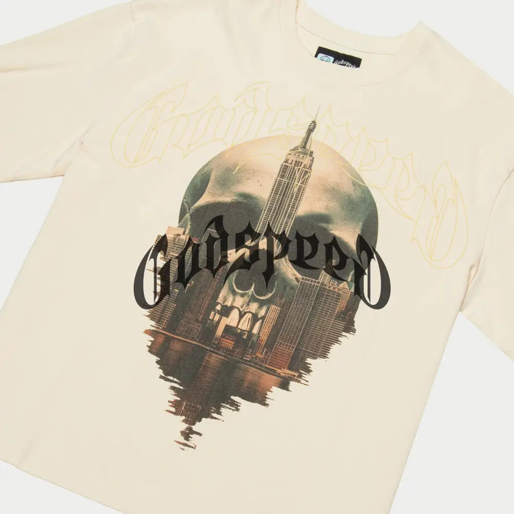 Godspeed Skyline T-Shirt (Bone)