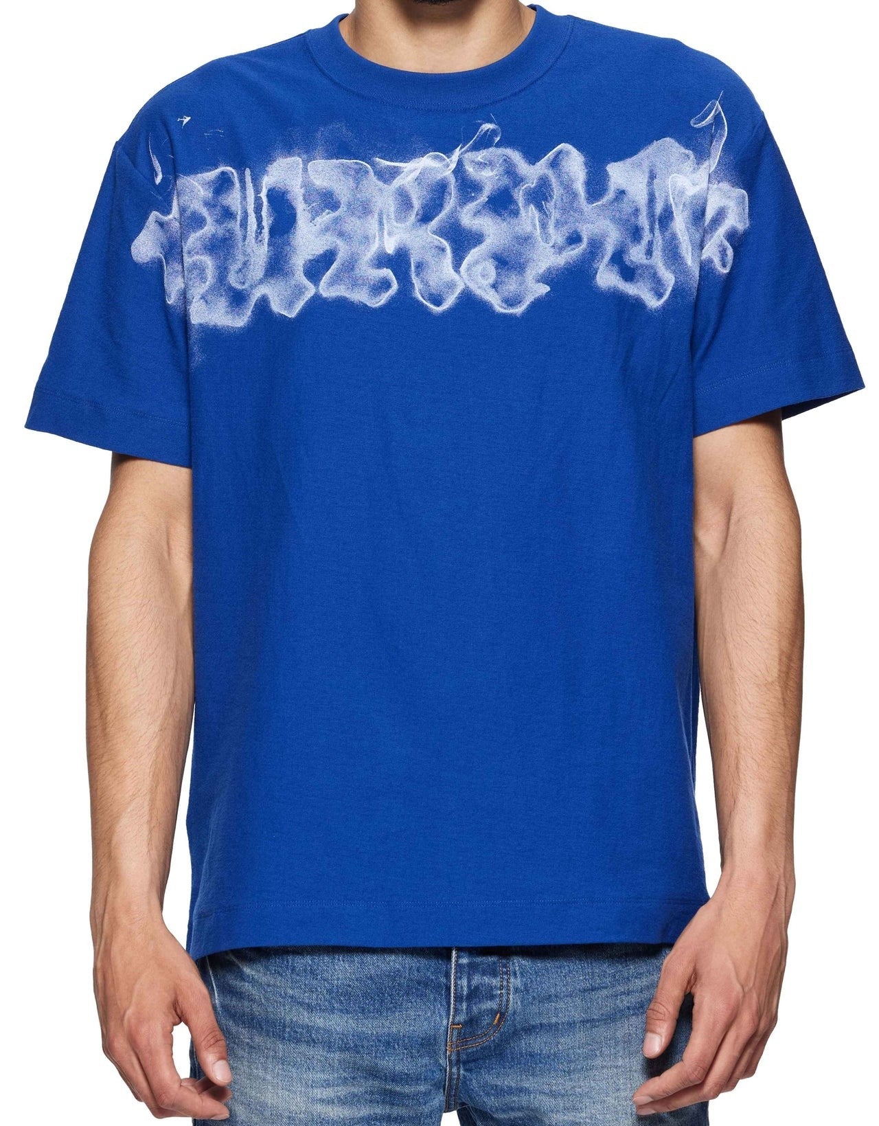 Purple Textured Jersey SS Tee