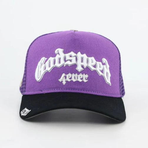 Godspeed GS Forever Trucker Hat (Purple/Black)