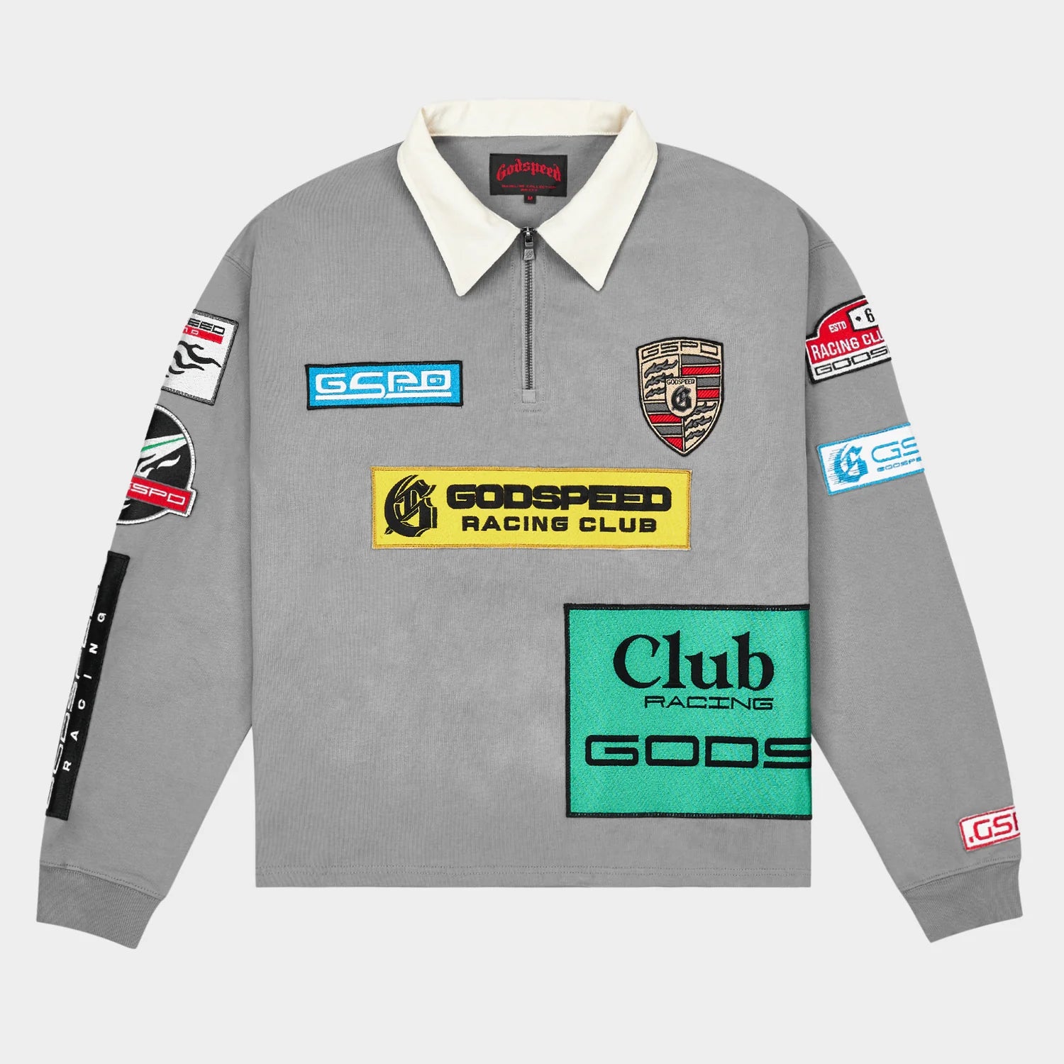 Godspeed GRC Quarter Zip Polo (Grey)