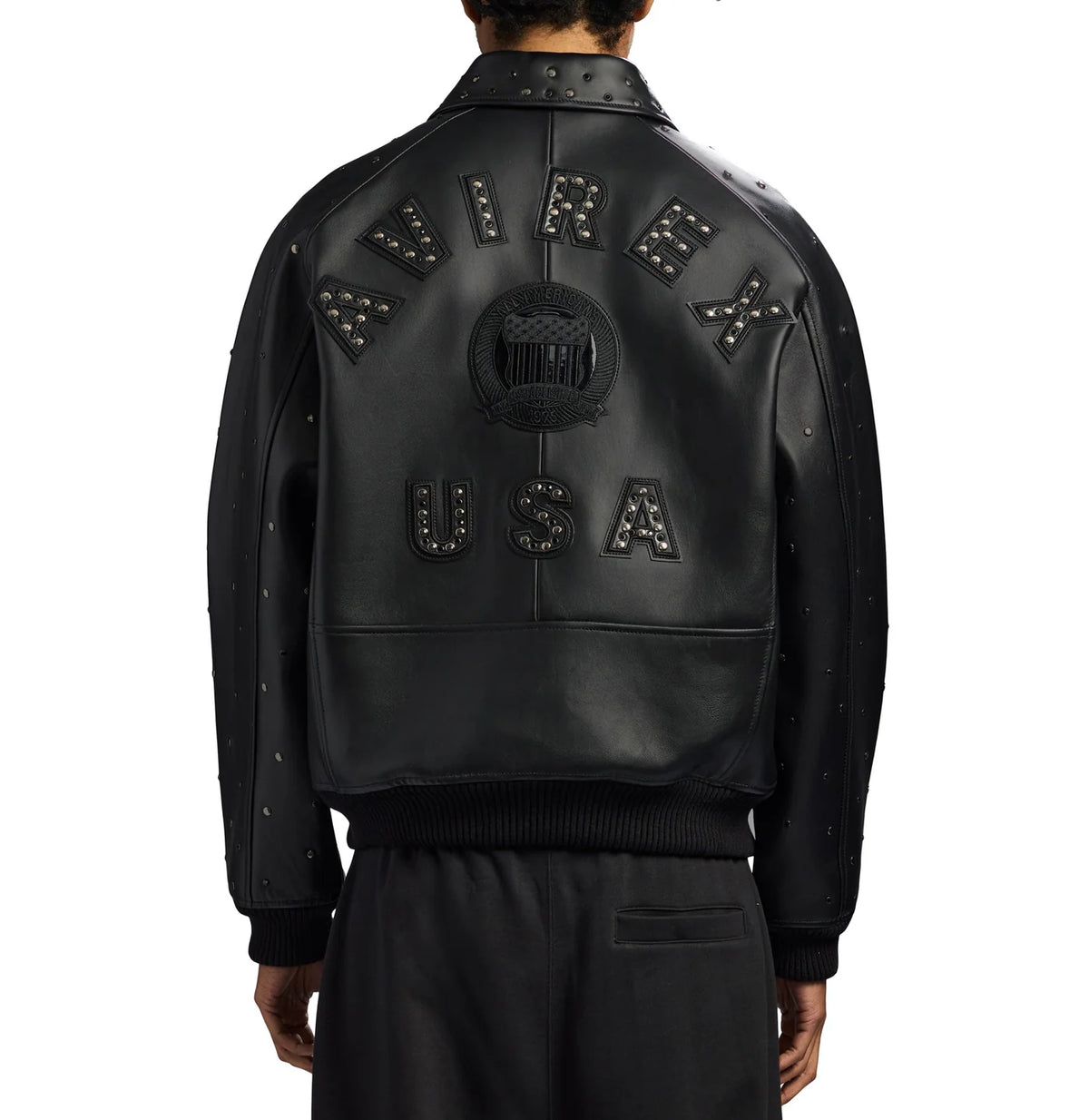 Avirex Limited Edition Studded Icon Jacket