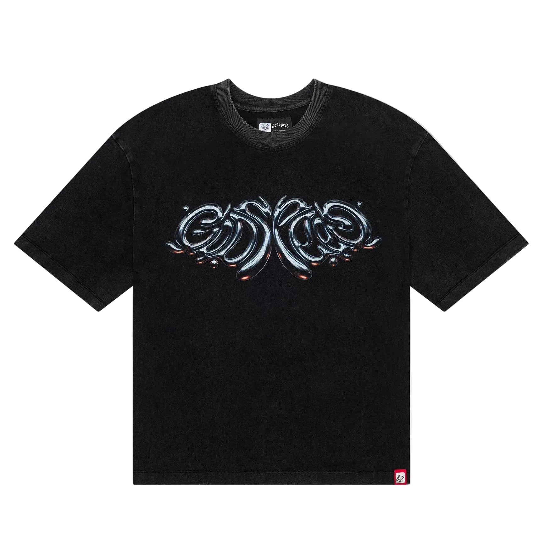 Godspeed Mercury Logo T-Shirt (Black Wash)