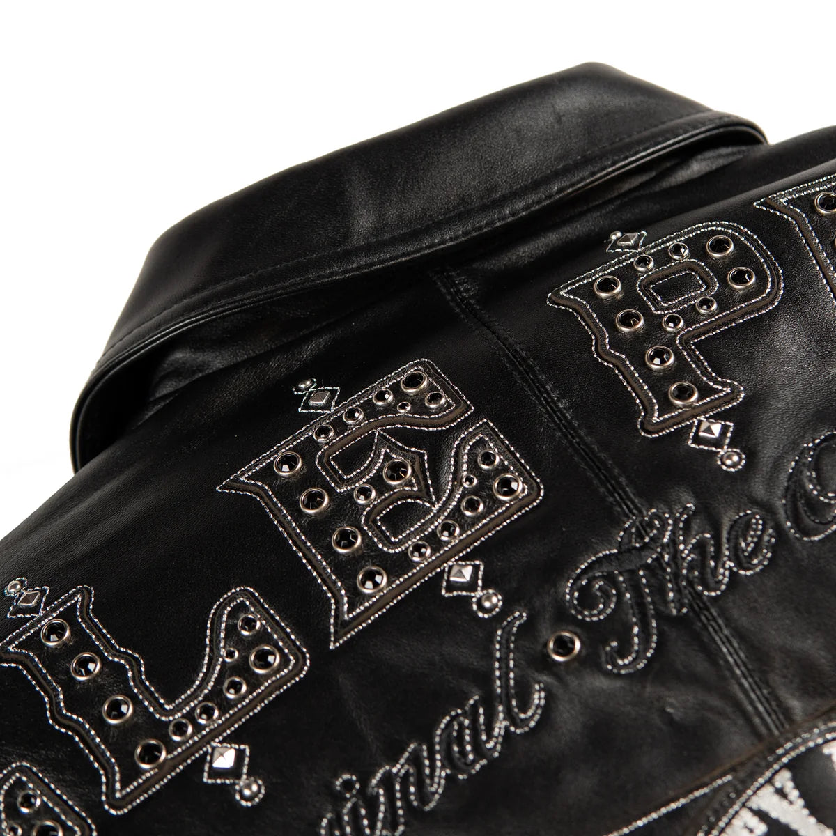 Pelle Pelle  Unraveled Anniversary Jacket “Studs & Rhinestone”