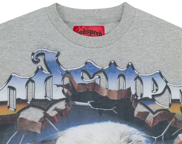 Godspeed Spirit Animal Layered L.S T-Shirt (Grey)