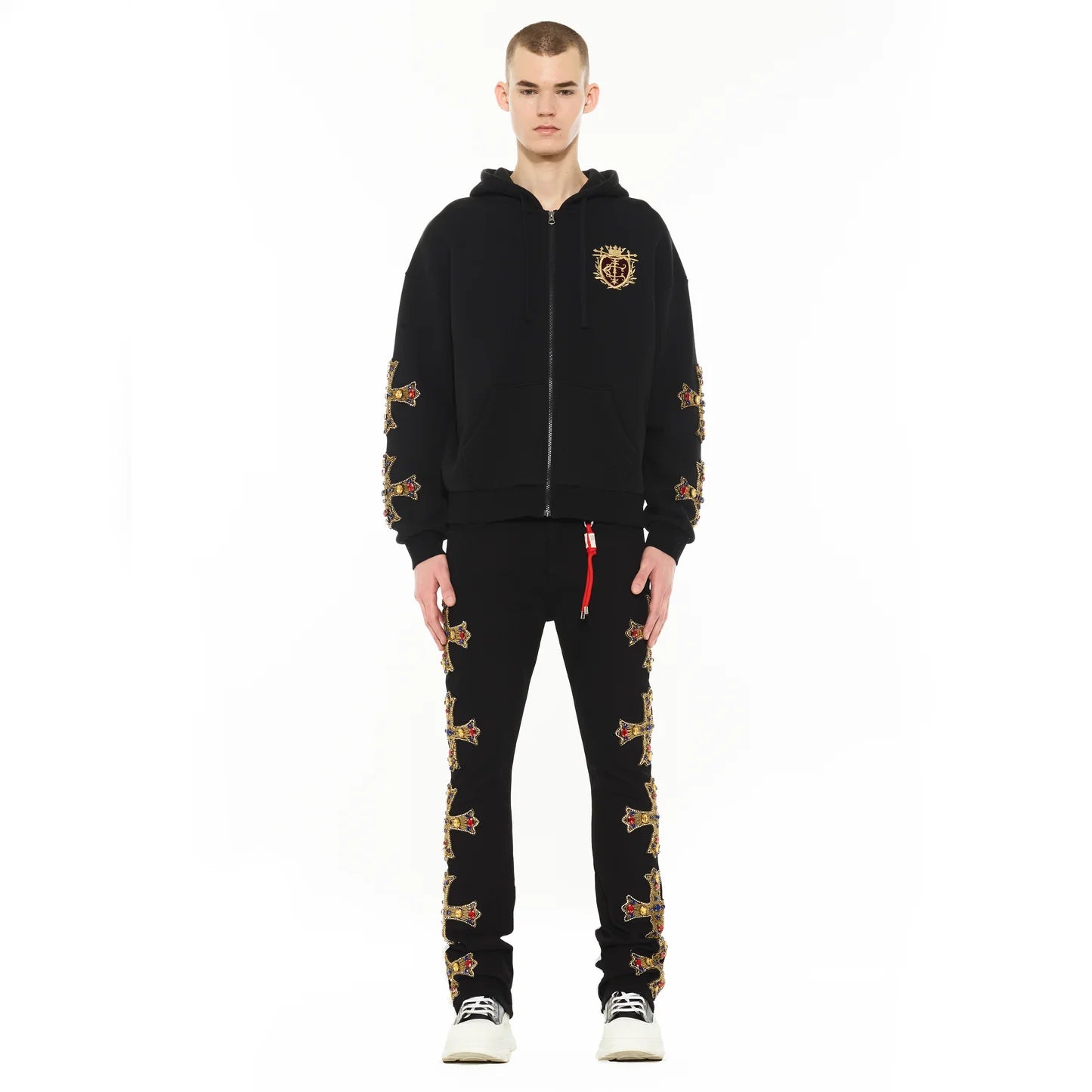 Cult Of Individuality Pullover Novelty Hoody”Family Crest”