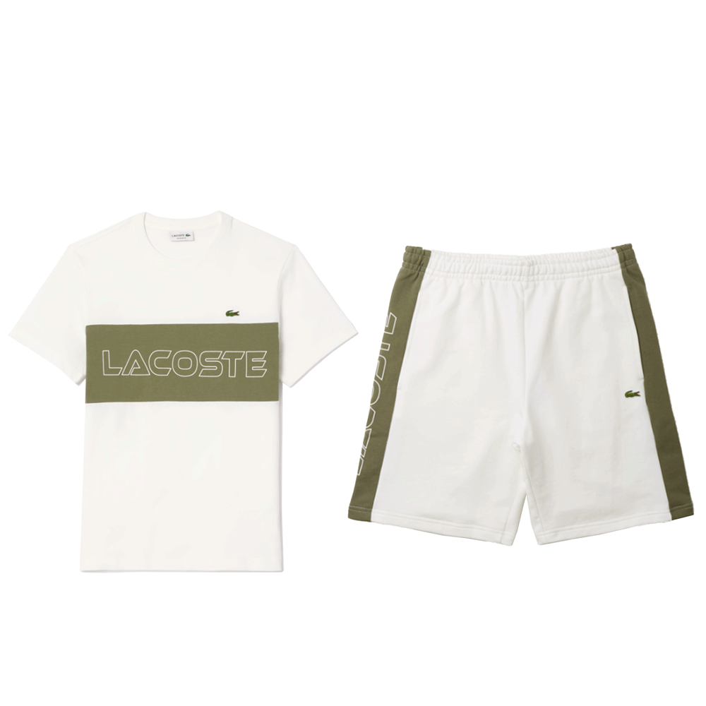 Lacoste Men’s Regular Fit Colorblock Short-Set