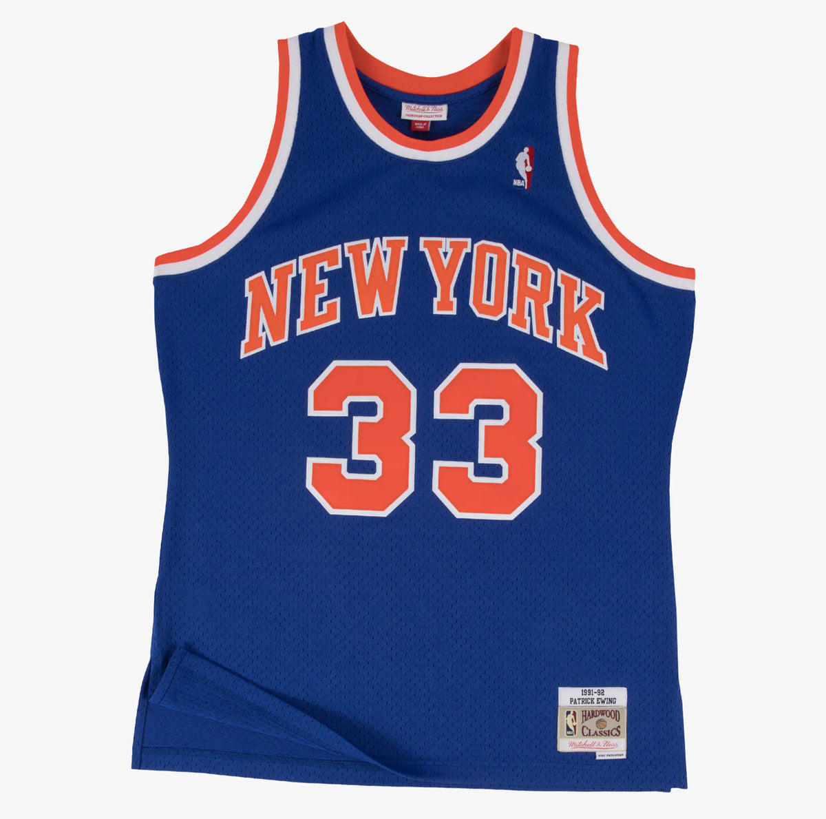 Michell & Ness Patrick Ewing New York Knicks 1991-92 Blue Swingman Player Jersey