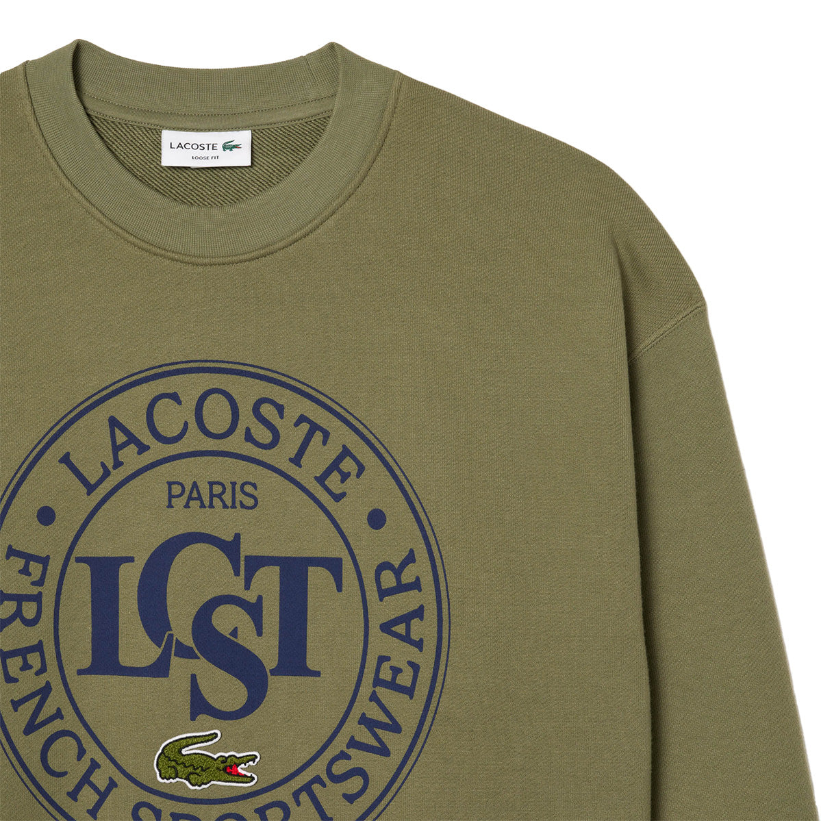 Lacoste Men’s Loose Fit Graphic Print Sweatshirt