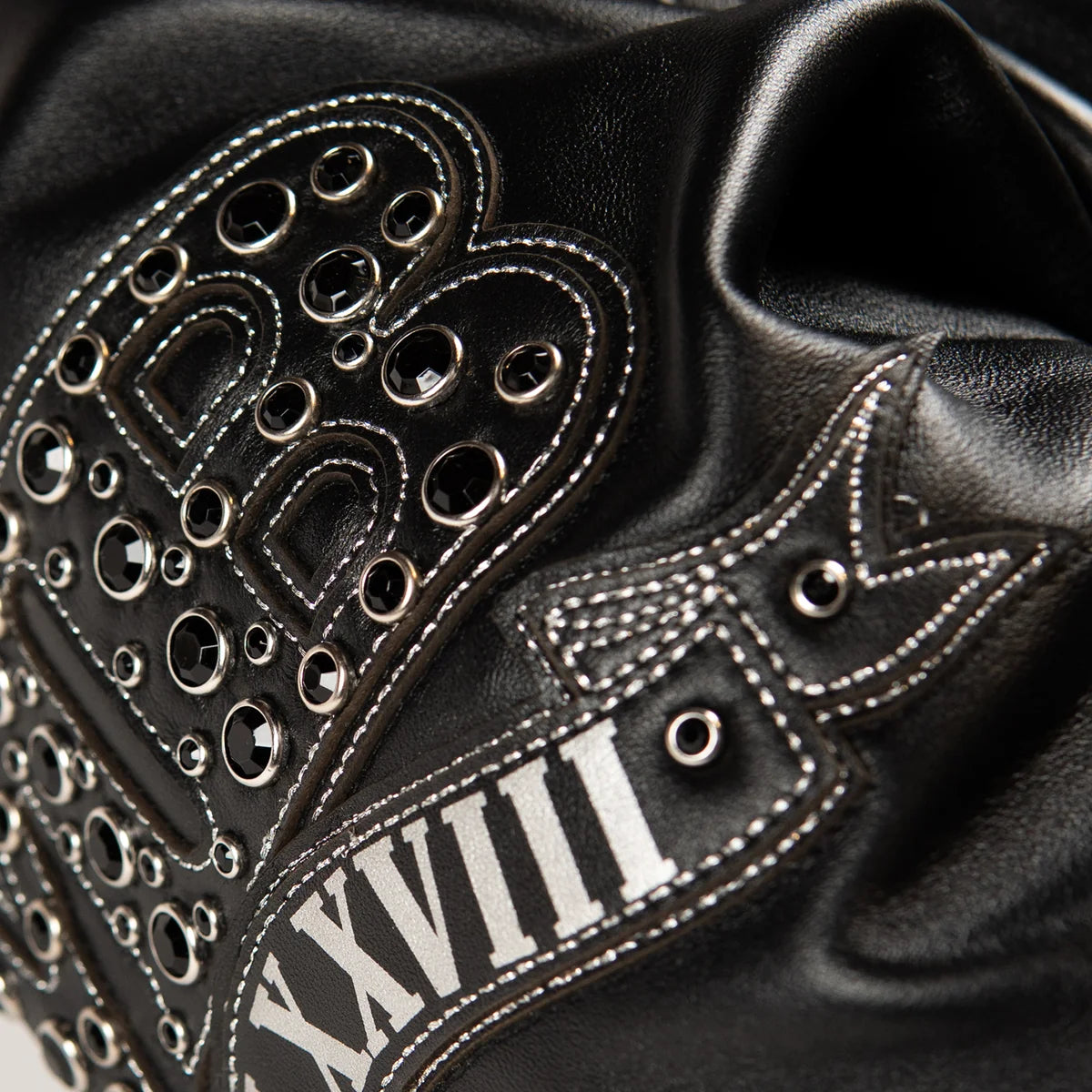 Pelle Pelle  Unraveled Anniversary Jacket “Studs & Rhinestone”