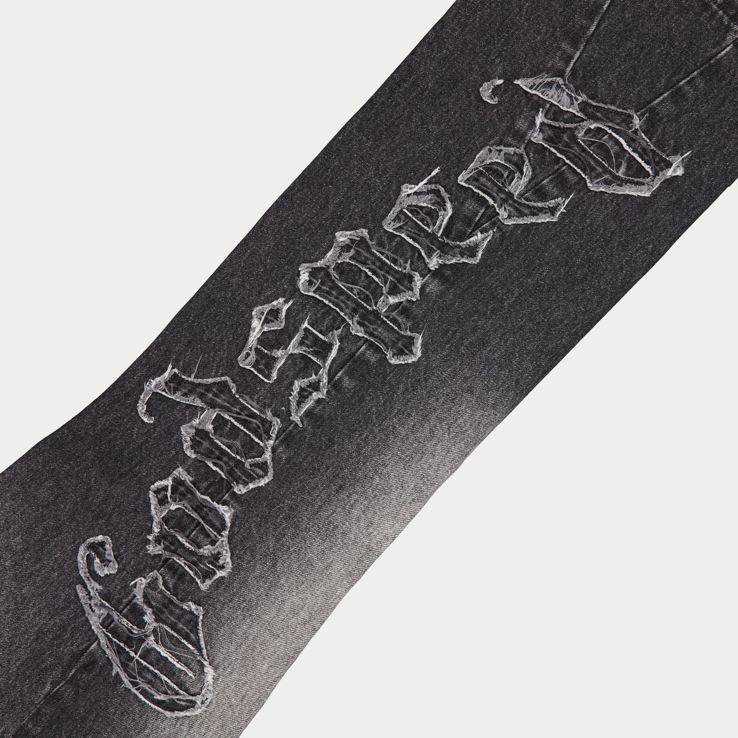 Godspeed Og Logo Flared Denim Stitched (Grey Wash)