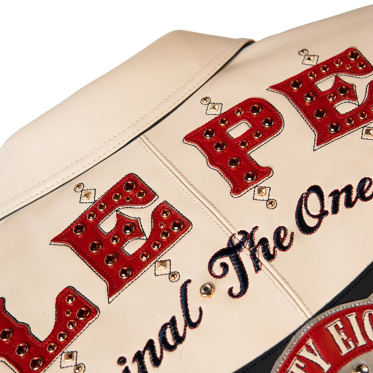 Pelle Pelle  Unraveled Anniversary Jacket “Studs & Rhinestone”