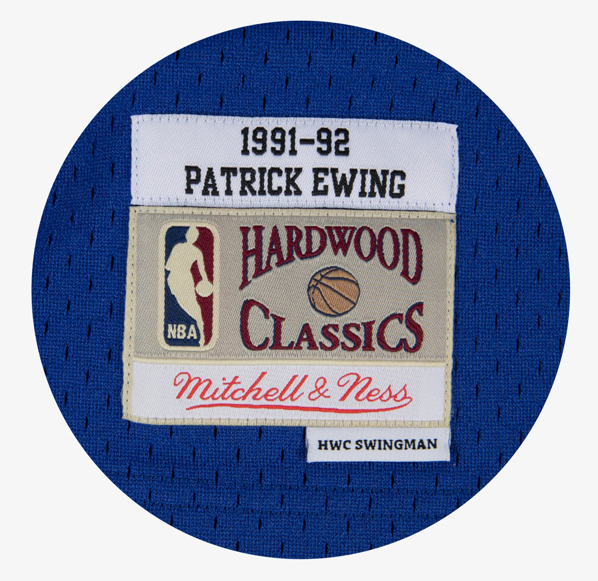 Michell & Ness Patrick Ewing New York Knicks 1991-92 Blue Swingman Player Jersey