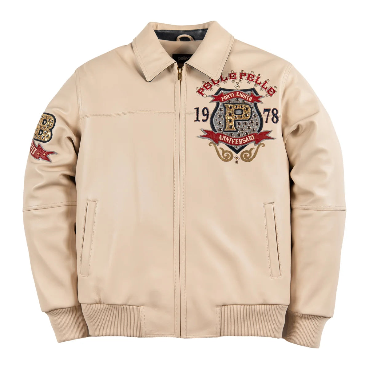 Pelle Pelle  Unraveled Anniversary Jacket “Studs & Rhinestone”