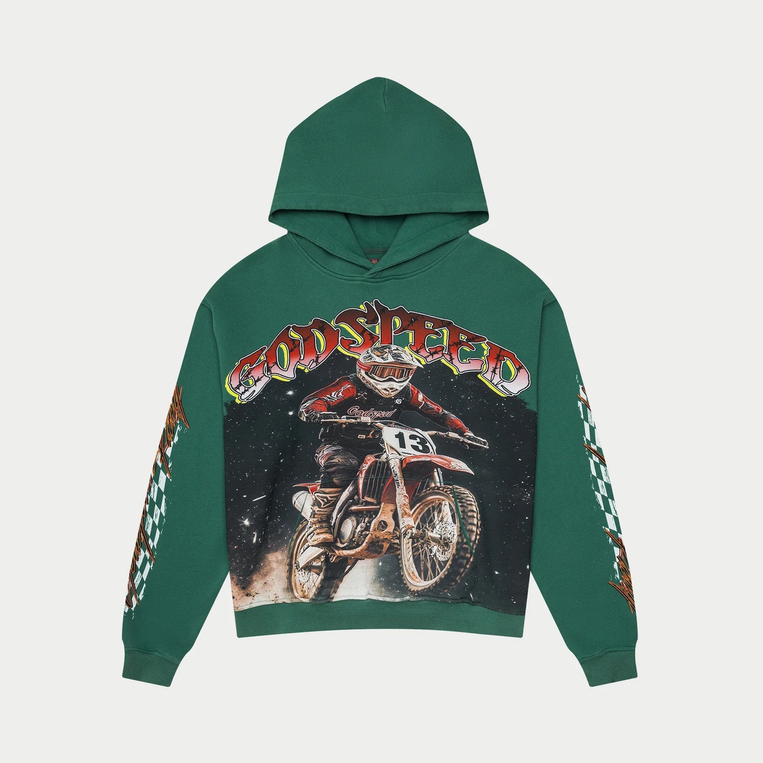 Godspeed Motocross Hoodie (Green)