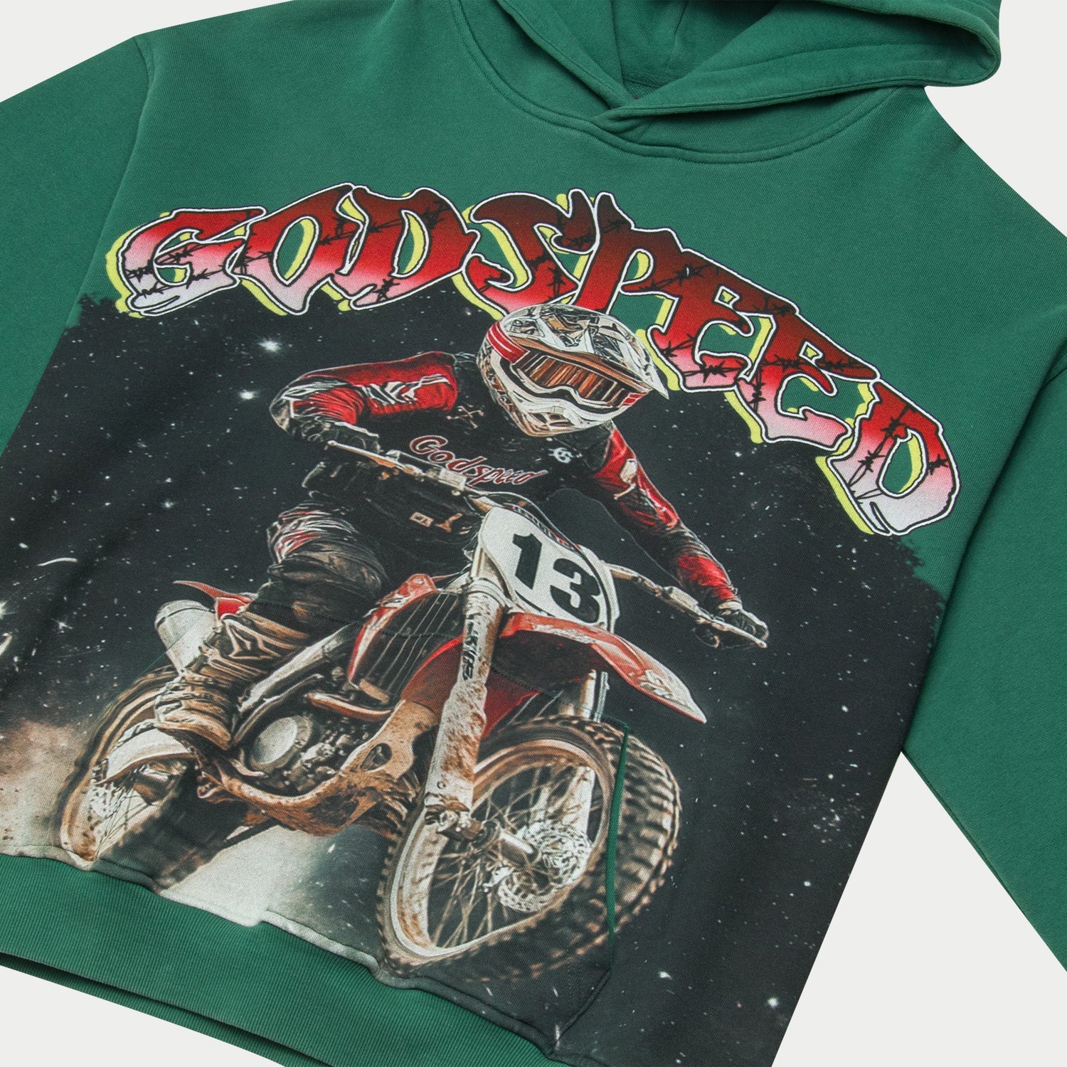 Godspeed Motocross Hoodie (Green)